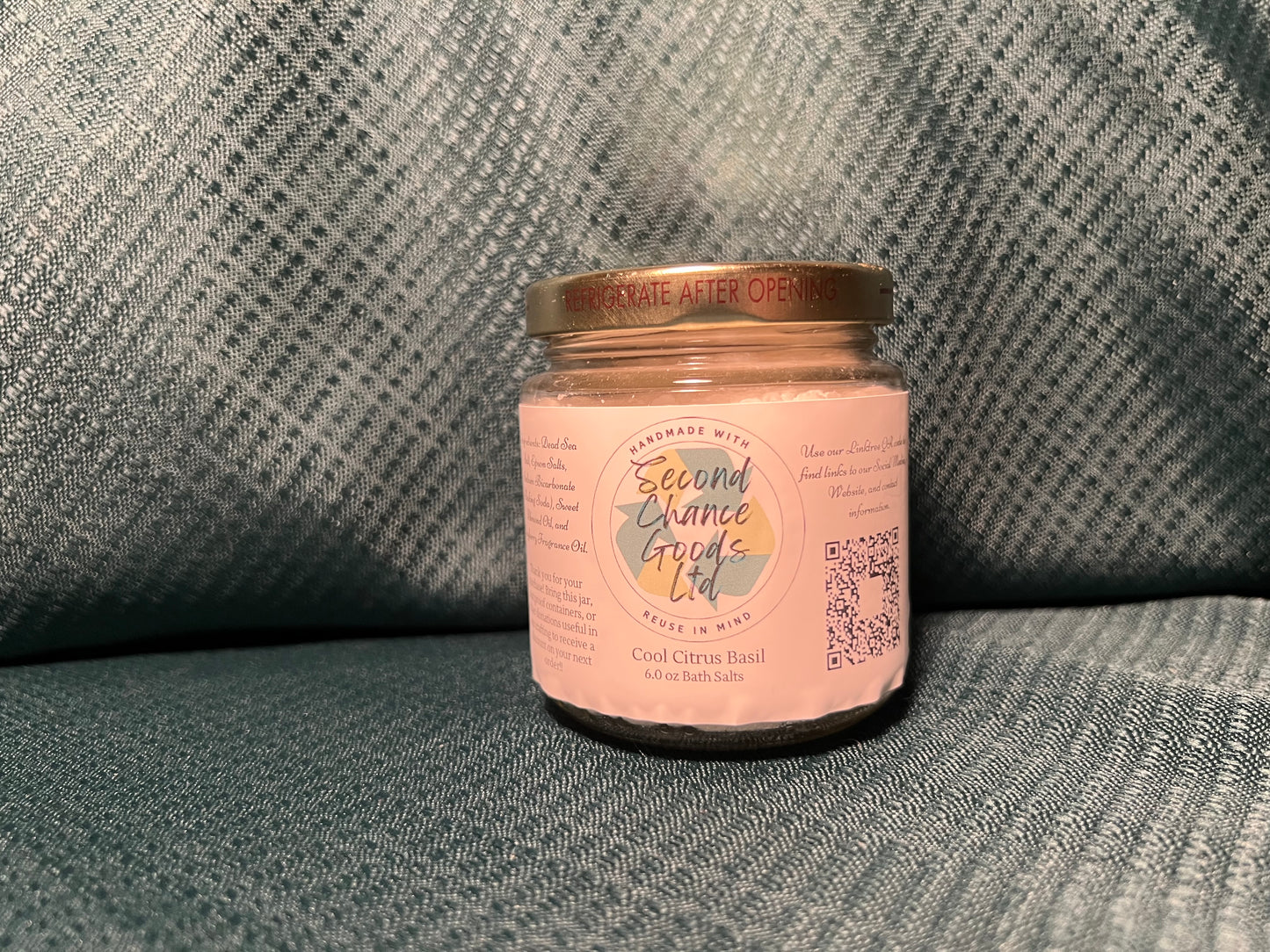 Cool Citrus Basil Bath Salts