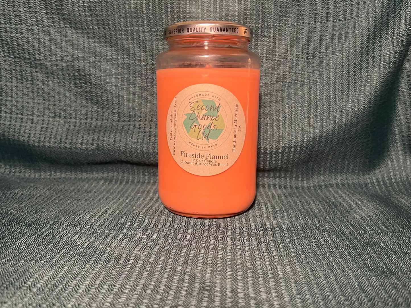 Fireside Flannel Candle