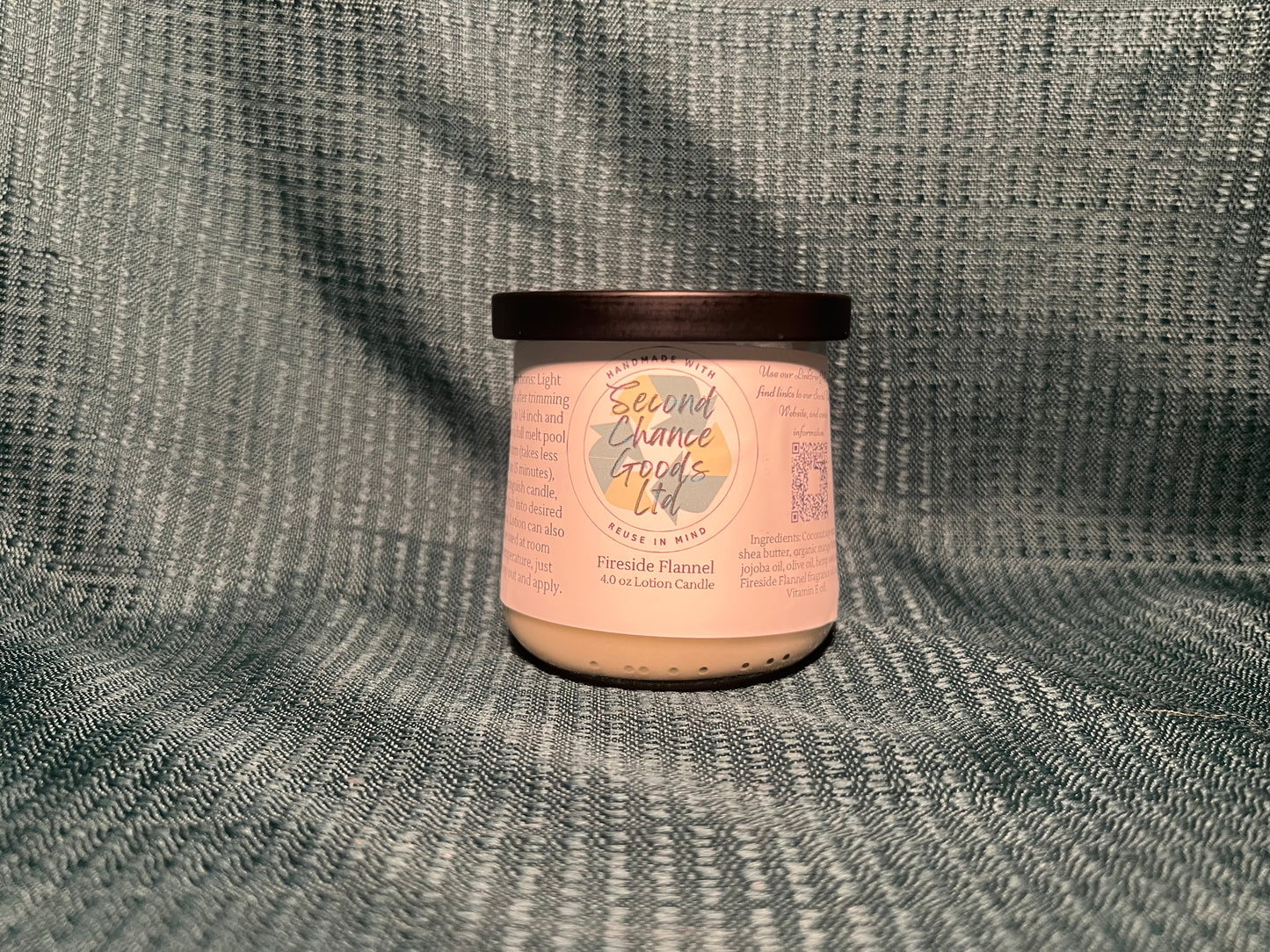 Fireside Flannel Lotion Candle