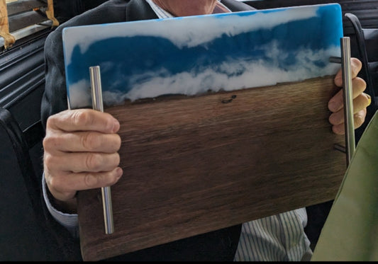 Custom Epoxy Serving Tray