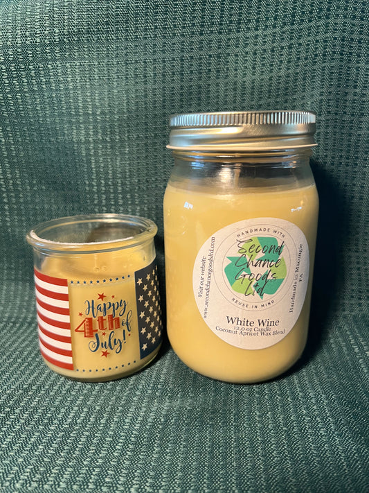 White Wine Candle